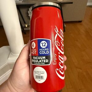 Coca Cola Red Vacuum Insulated Stainless Steel Can-Style Tumbler